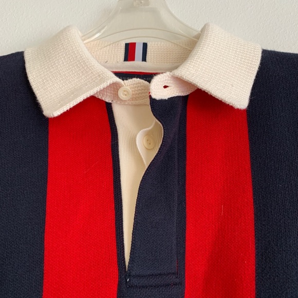 Unique Tommy Hilfiger mixed stripe button top - Picture 3 of 8